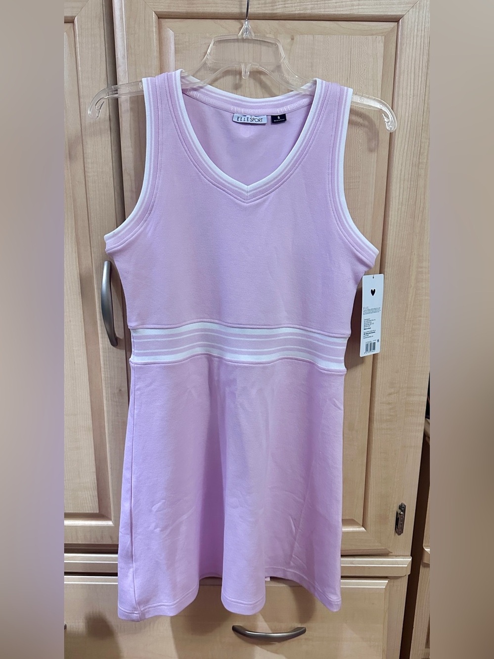 Pink & White Athletic Dress